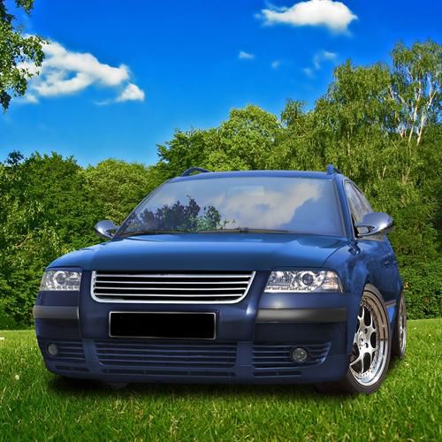 Решетка без емблема VW PASSAT B5.5 (2001-2005) - хром - висококачествен продукт за автомобил
