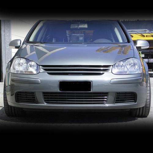 Решетка без емблема за VW GOLF 5 - черна - висококачествен продукт за автомобил