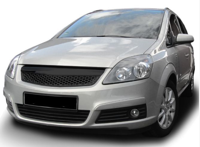 Решетка без емблема за Opel Zafira B (2005-2008) - пчелна пита черна - висококачествен продукт за автомобил