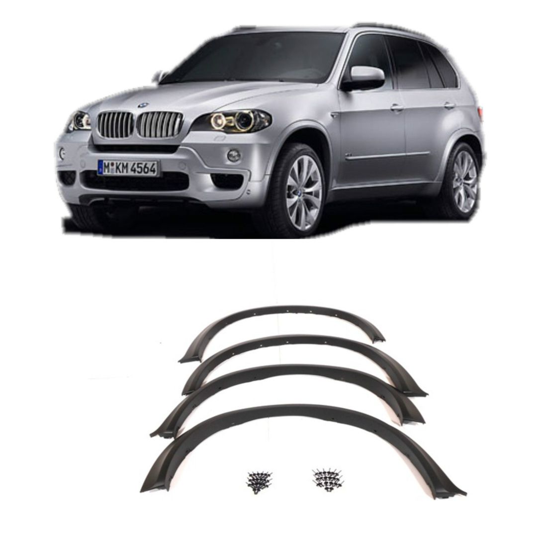 Вежди за калник - раздувки за BMW X5 E70 (2007-2015) - M-Tech - висококачествен продукт за автомобил
