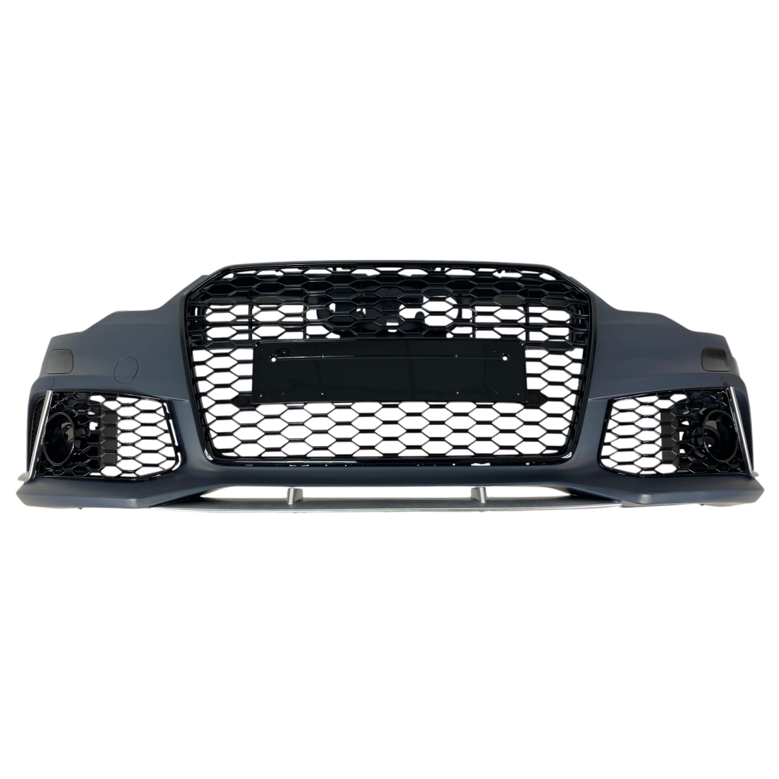 Предна броня за Audi A6 (2011-2014) - RS6 Design с отвори за парктроник - висококачествен продукт за автомобил