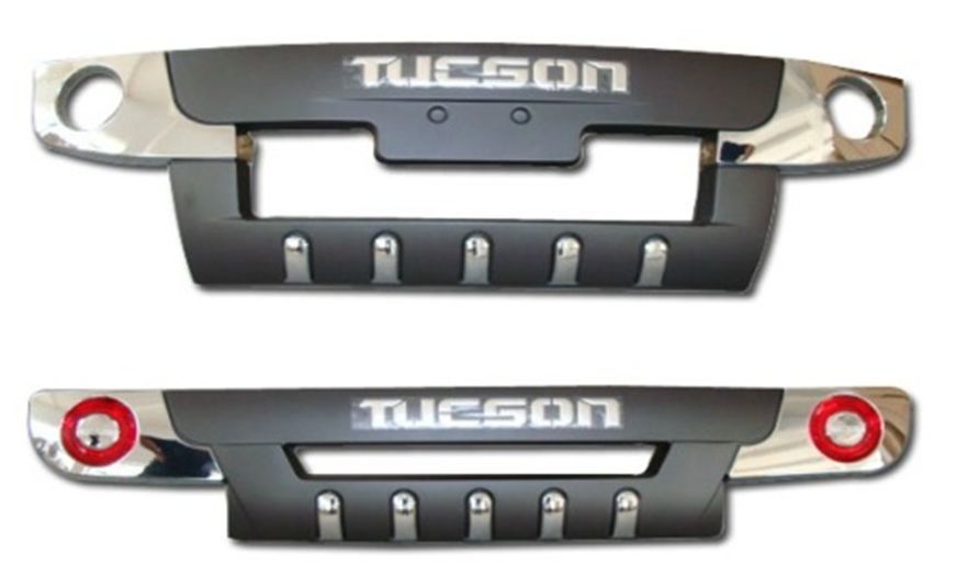 Преден и заден ролбар за Hyundai Tucson (2004-2010) - висококачествен продукт за автомобил