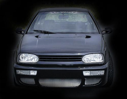 Решетка без емблема за VW Golf 3 - черна - висококачествен продукт за автомобил