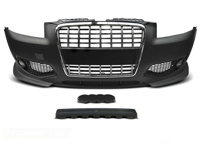 Предна броня за Audi A3 8P (2005-2008) - S3 Дизайн - висококачествен продукт за автомобил