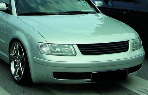 Решетка без емблема за Passat B5 (1997-2000) - черна - висококачествен продукт за автомобил