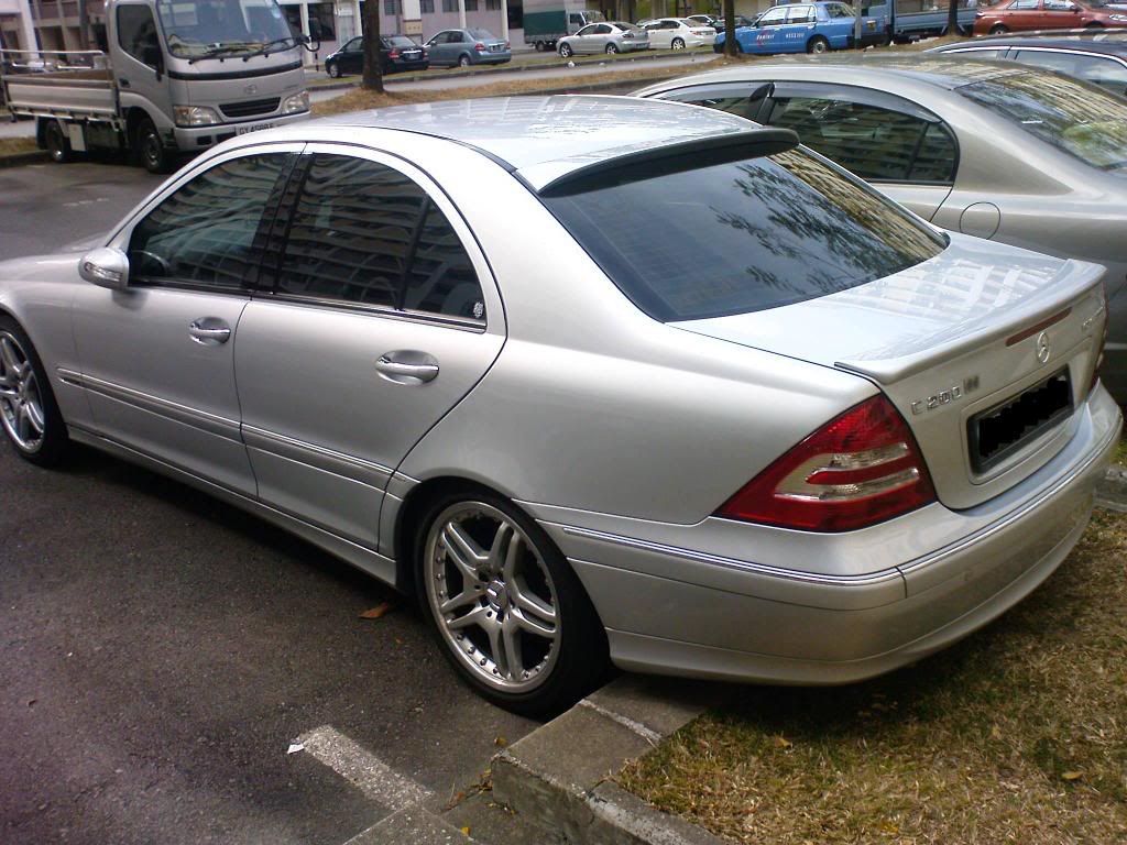 Спойлер за задно стъкло за  Mercedes W203 C-Class (2001-2006) - Lorinser - висококачествен продукт за автомобил