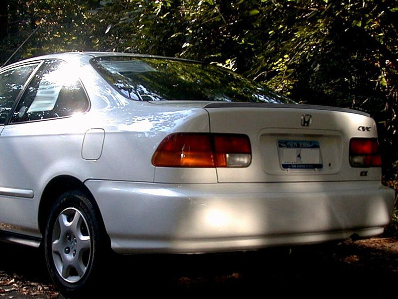 Лип спойлер за багажник за Honda Civic (1996-2001) - седан / купе - висококачествен продукт за автомобил