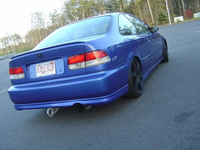 Лип спойлер за багажник за Honda Civic (1996-2001) - седан / купе - висококачествен продукт за автомобил