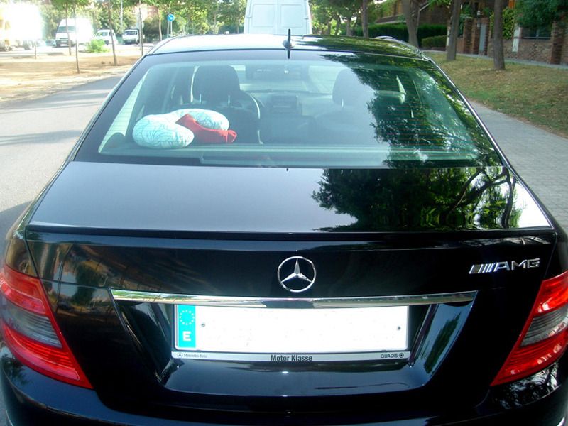 Лип спойлер за багажник за Mercedes W204 (2008-2013) седан - висококачествен продукт за автомобил