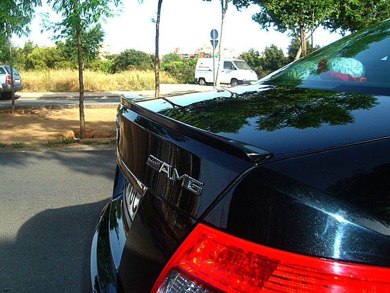Лип спойлер за багажник за Mercedes W204 (2008-2013) седан - висококачествен продукт за автомобил