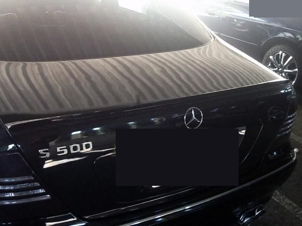 Лип спойлер за багажник за Mercedes W220 - висококачествен продукт за автомобил