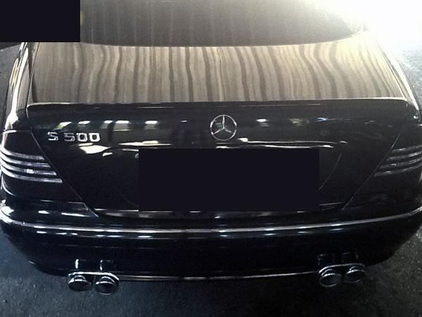Лип спойлер за багажник за Mercedes W220 - висококачествен продукт за автомобил
