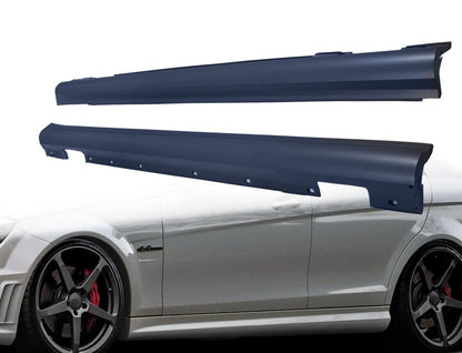 Тунинг прагове  Mercedes C-Class W204 (2007-2011) - AMG Design - висококачествен продукт за автомобил