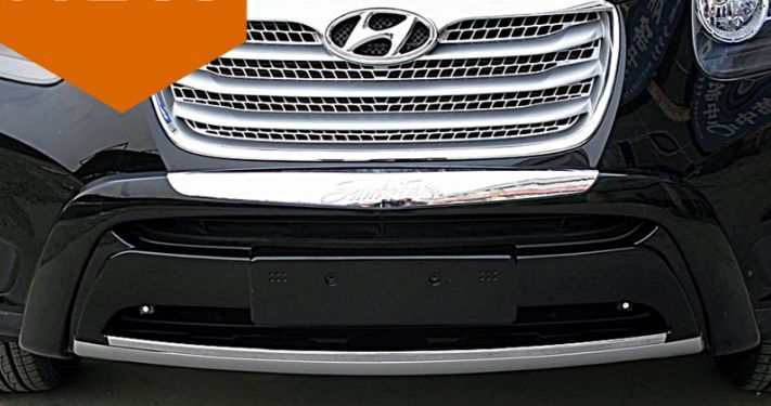 Преден и заден ролбар за Hyundai Santa Fe (2010-2012) - черен - висококачествен продукт за автомобил