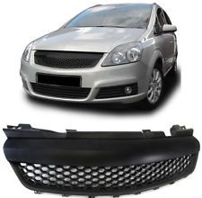 Решетка без емблема за Opel Zafira B (2005-2008) - пчелна пита черна - висококачествен продукт за автомобил