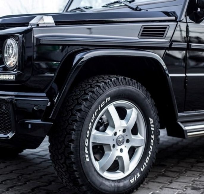 Вежди за калник - раздувки за Mercedes W461 / W463 G-CLASS (1989-2010) - AMG Дизайн - висококачествен продукт за автомобил