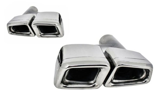 Накрайници за Mercedes W221 S-Class  (2005-2012) W164 W166 W211 W212 W218 - AMG S63 DESIGN - висококачествен продукт за автомобил