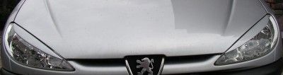 Вежди за фаровете PEUGEOT 206  - черни - висококачествен продукт за автомобил