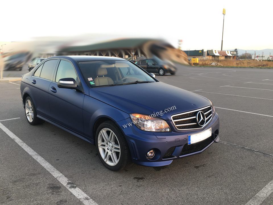 Тунинг прагове  Mercedes C-Class W204 (2007-2011) - AMG Design - висококачествен продукт за автомобил