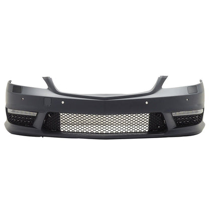 Предна броня за Mercedes W221 S-Class (2005-2011) - AMG Дизайн с LED - висококачествен продукт за автомобил