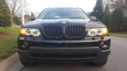 Решетки за BMW X5 E53 (2004-2007) - черни - висококачествен продукт за автомобил