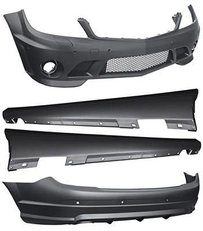 Body kit за Mercedes C-class W204  sedan (2007-2011) AMG Design - висококачествен продукт за автомобил