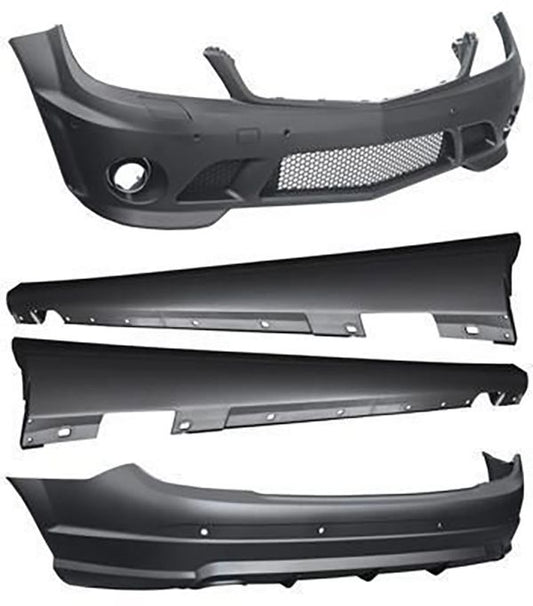 Body kit за Mercedes C-class W204  sedan (2007-2011) AMG Design - висококачествен продукт за автомобил