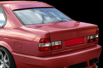 Спойлер за задно стъкло BMW E34 - висококачествен продукт за автомобил