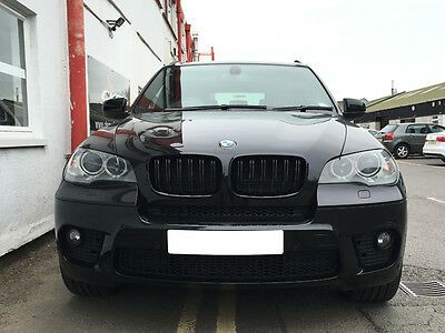 Решетки за BMW X5 E70 / X6 E71 (2007+) - Двойни  - Гланц - висококачествен продукт за автомобил