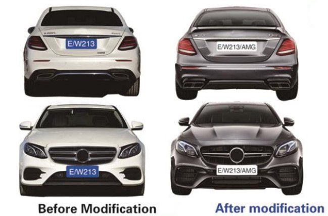 Боди кит за Mercedes W213 E-Class (2016-2019) - AMG  E63 Пакет - висококачествен продукт за автомобил