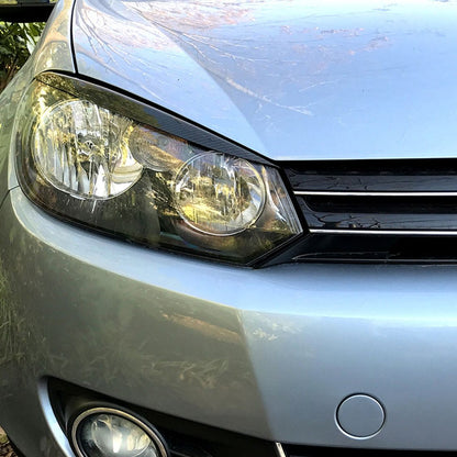 Вежди за фарове Volkswagen Golf 6 (2008-2013) - черен гланц - висококачествен продукт за автомобил