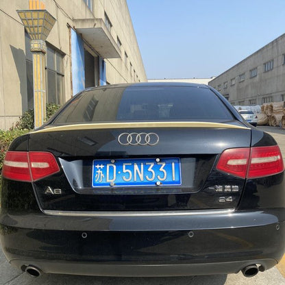 Спойлер за багажник Audi A6 C6 (2004-2011) - черен гланц - висококачествен продукт за автомобил