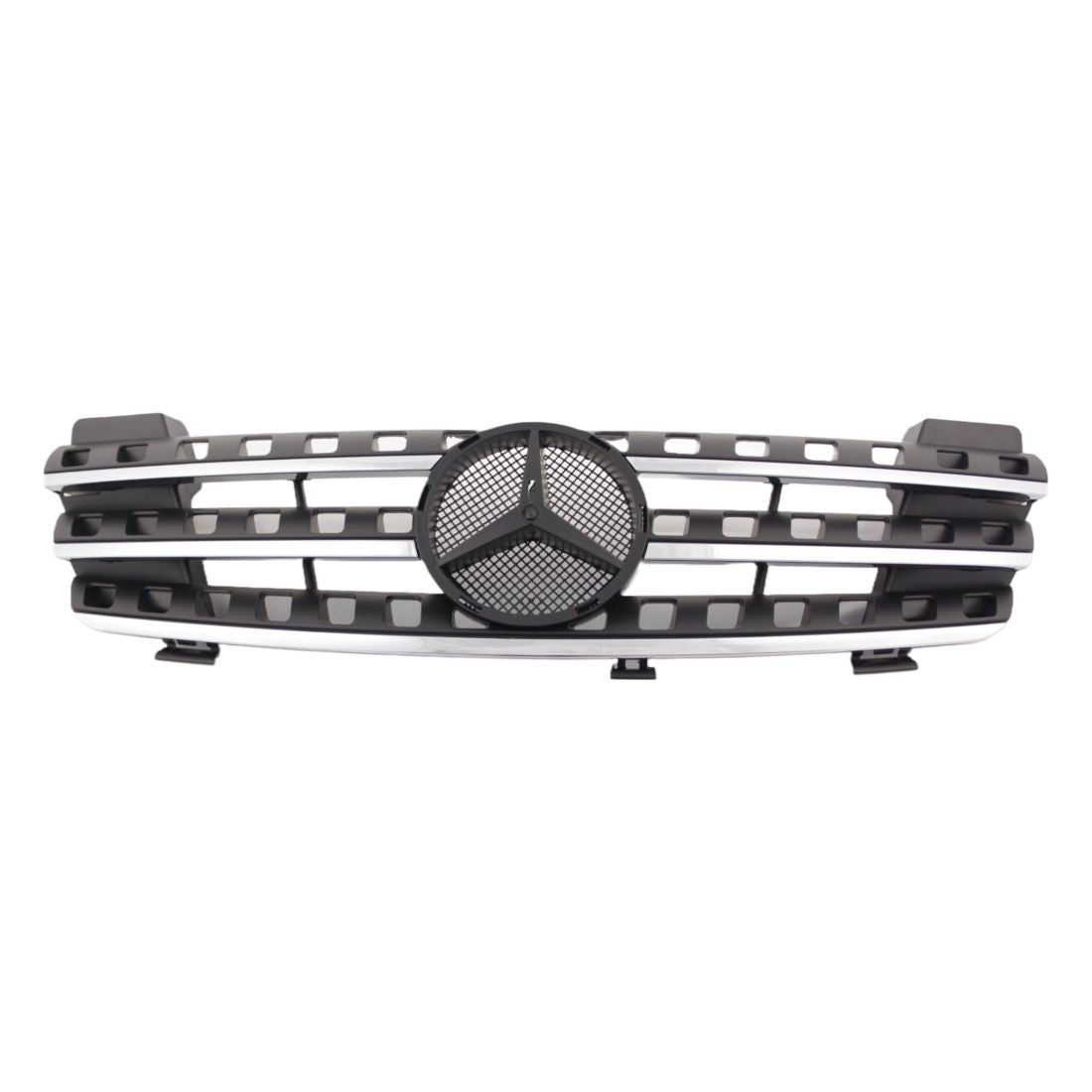 Решетка за Mercedes ML W164 (2005-2008) - черна с хромлайсни - висококачествен продукт за автомобил