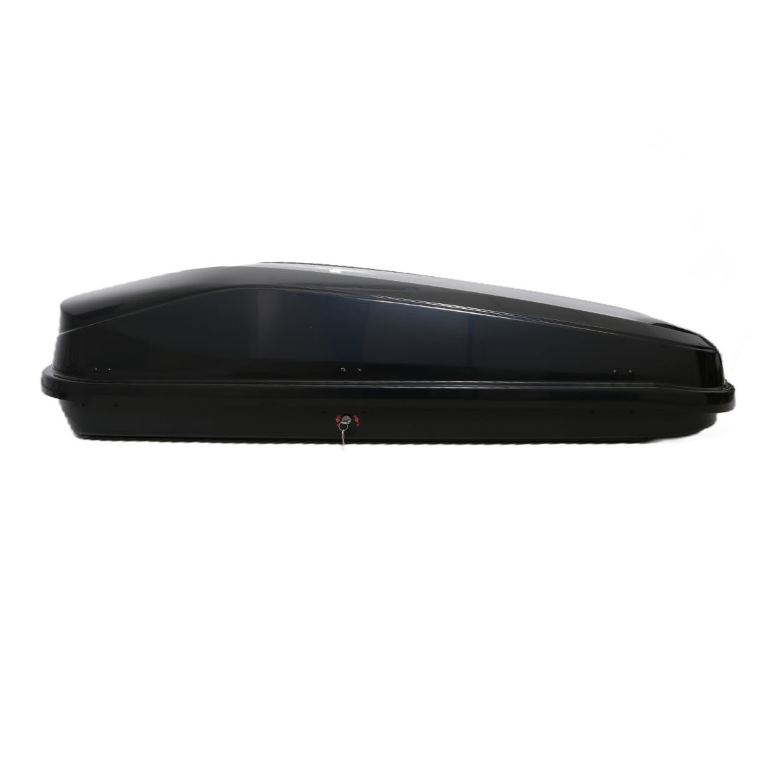 Автобокс Junior Easy 180x78x40cm с 85 mm крепежи, с ключ, 430 литра - черен гланц - висококачествен продукт за автомобил