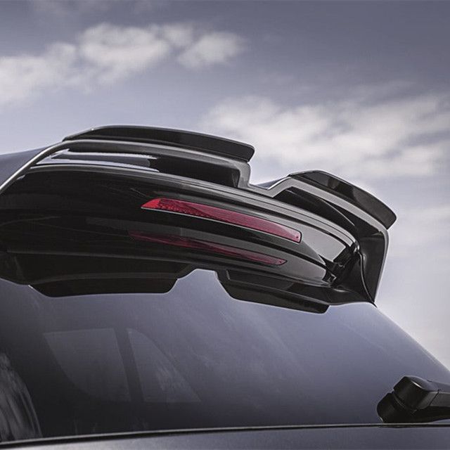 Спойлер антикрило universal / Addition to Volkswagen Golf 6 (2008-2013) Otr Style - 2бр. Добавки - черен гланц - висококачествен продукт за автомобил