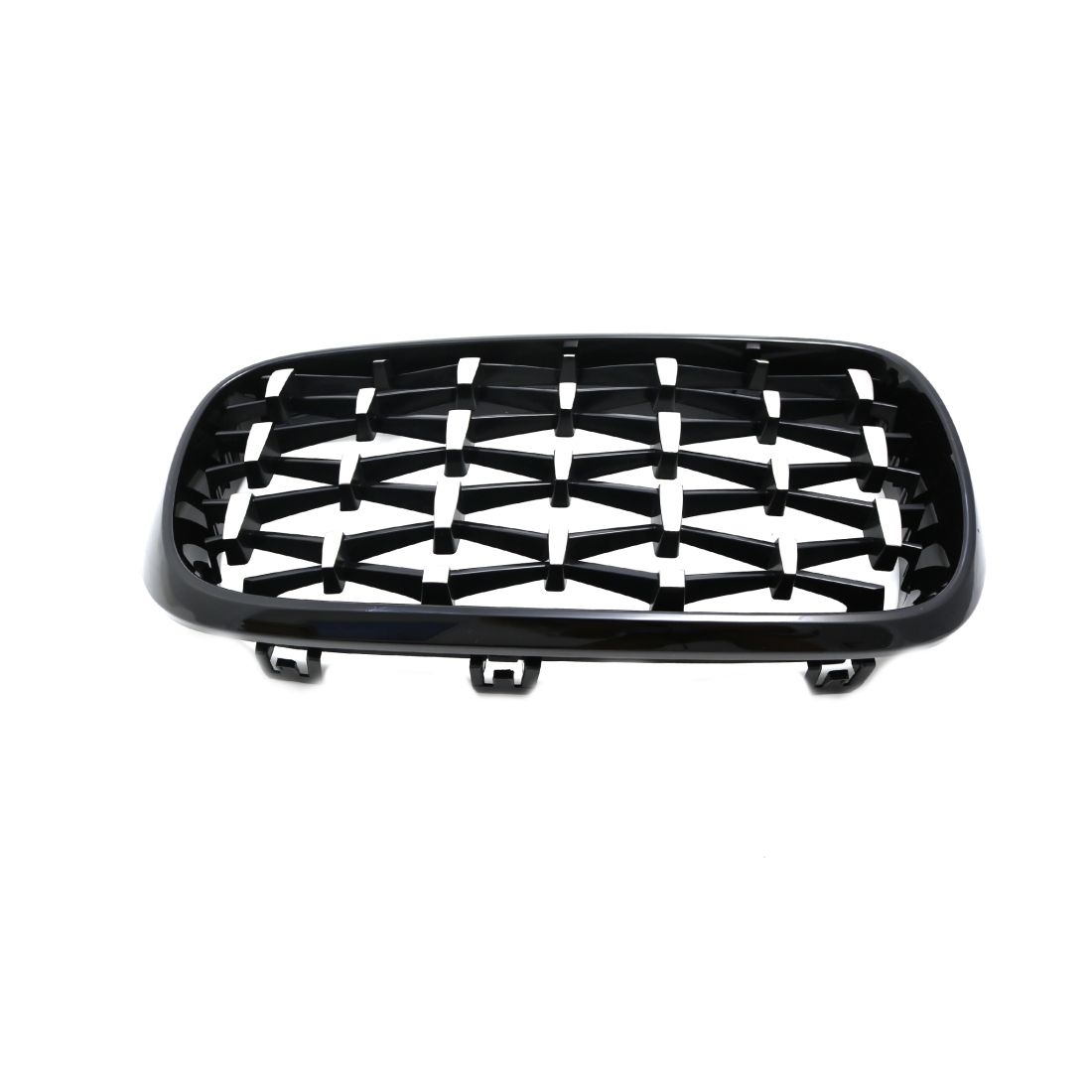 Решетки за BMW X5 F15 / X6 F16 (2013+) - Гланц - Diamond design - хром / черно - висококачествен продукт за автомобил