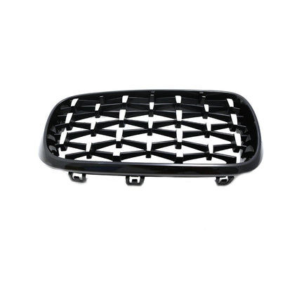 Решетки за BMW X5 F15 / X6 F16 (2013+) - Гланц - Diamond design - хром / черно - висококачествен продукт за автомобил