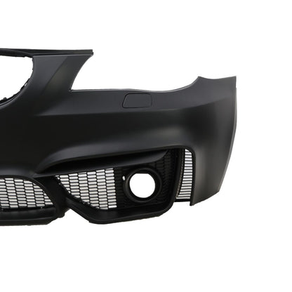 Предна броня за BMW E60 / E61 (2003-2010) - М4 дизайн с отвор за халогени - висококачествен продукт за автомобил