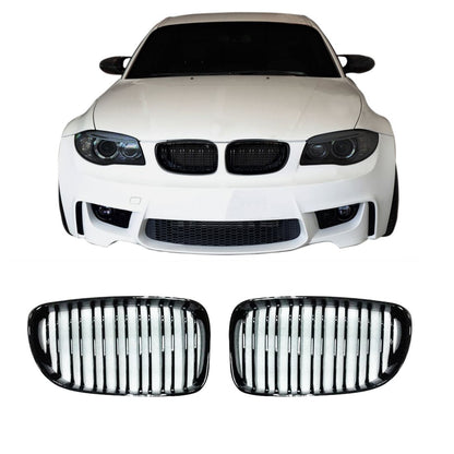 Решетки за BMW E87 (2004-2007) - с двойни ребра M1 - висококачествен продукт за автомобил