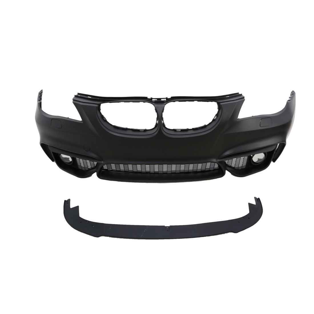 Предна броня за BMW E60 / E61 (2003-2010) - М4 дизайн с отвор за халогени - висококачествен продукт за автомобил