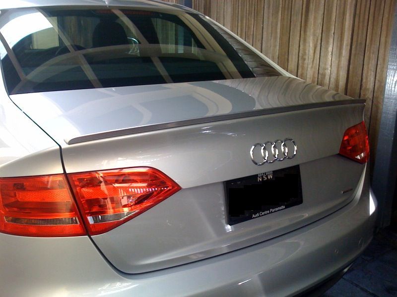 Лип спойлер за багажник за Audi A4 B8.5 (2012-2015) седан - висококачествен продукт за автомобил