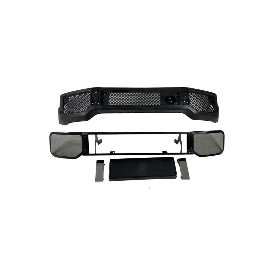 Предна броня за Mercedes G-Class W463 (1989-2010) - AMG G65 look с дистроник - висококачествен продукт за автомобил