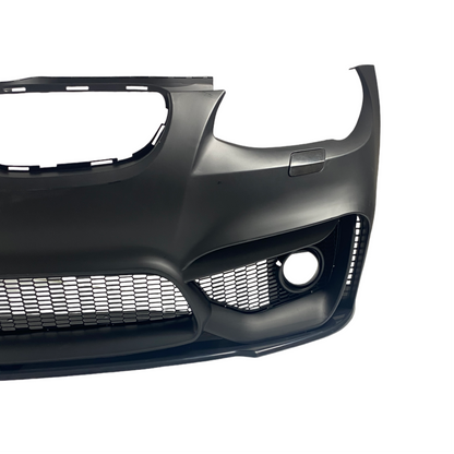 Предна броня за BMW E92 (2009-2012) - M4 дизайн с добавка и отвори за халогени - висококачествен продукт за автомобил