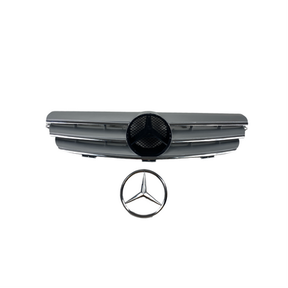 Решетка за Mercedes CLK W209 (2002+) - хром - висококачествен продукт за автомобил