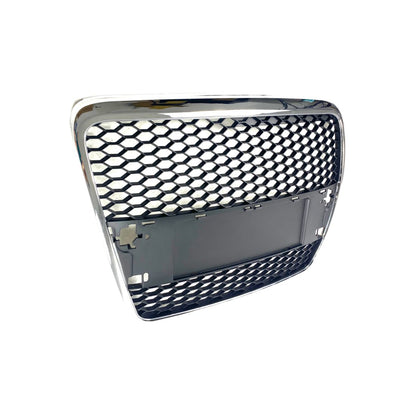 Решетка без емблема Audi A6 4F (2004-2008) - с хром рамка RS Look - висококачествен продукт за автомобил