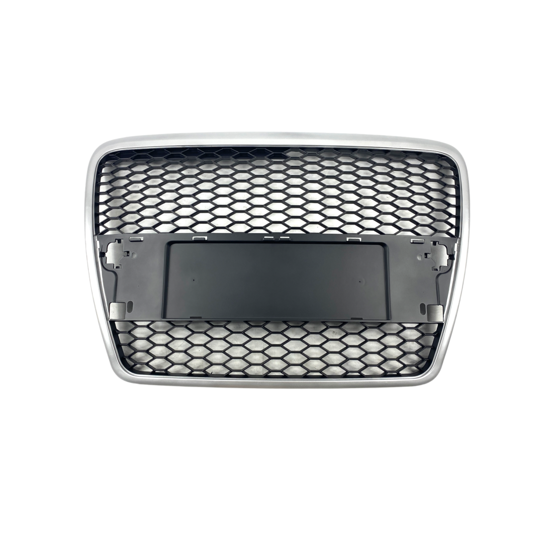 Решетка без емблема Audi A6 4F (2004-2008) - silver рамка RS Look - висококачествен продукт за автомобил