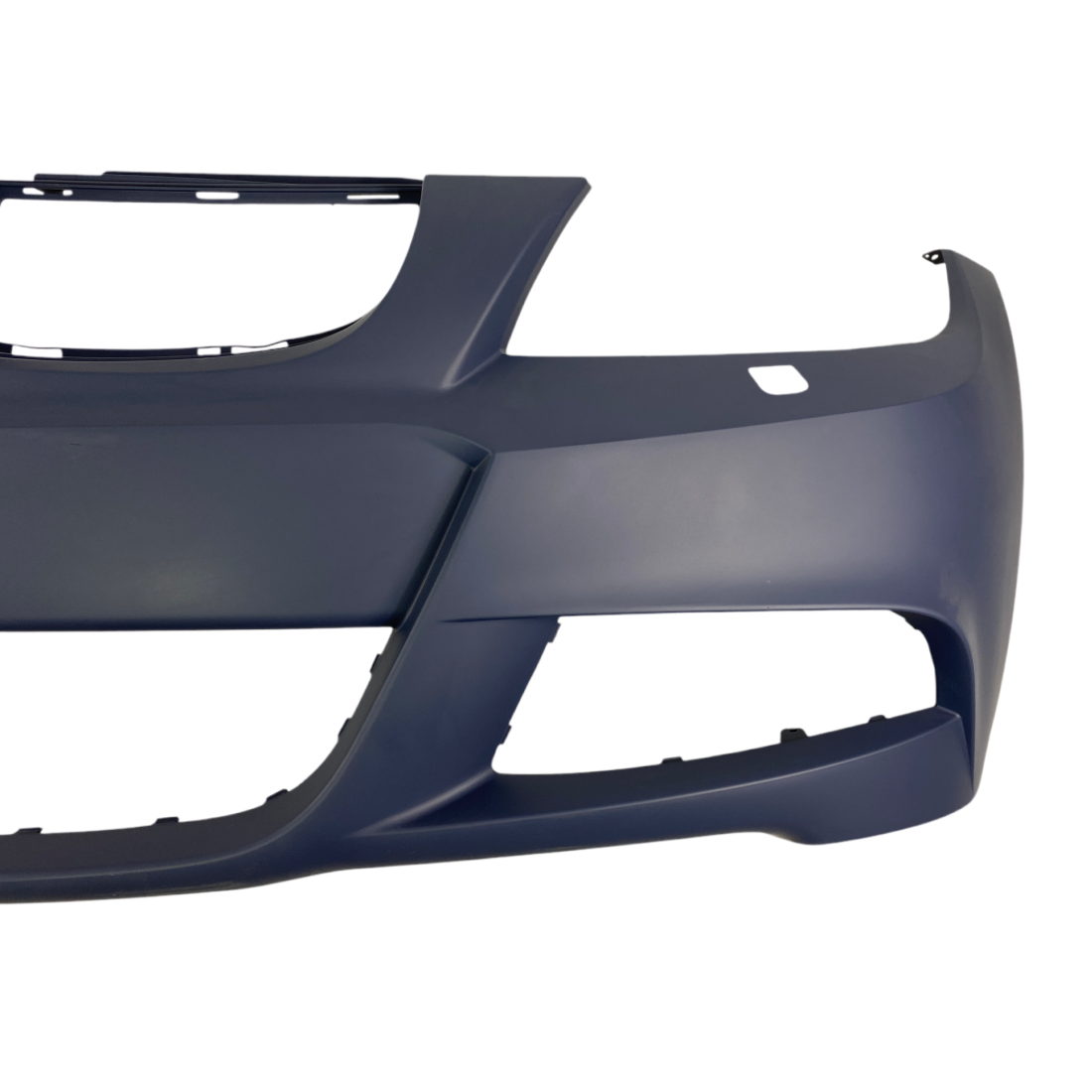 Предна броня за BMW E90 / E91 (2005-2008) - M-Tech дизайн с отвори за пръскалки, без парктроник грундирана - висококачествен продукт за автомобил