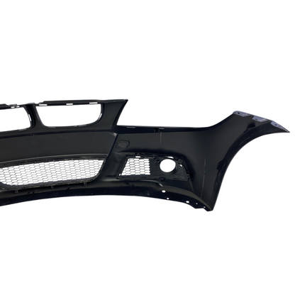 Предна броня за BMW E90 / E91 (2005-2008) - M-Tech дизайн с отвори за пръскалки, без парктроник грундирана - висококачествен продукт за автомобил