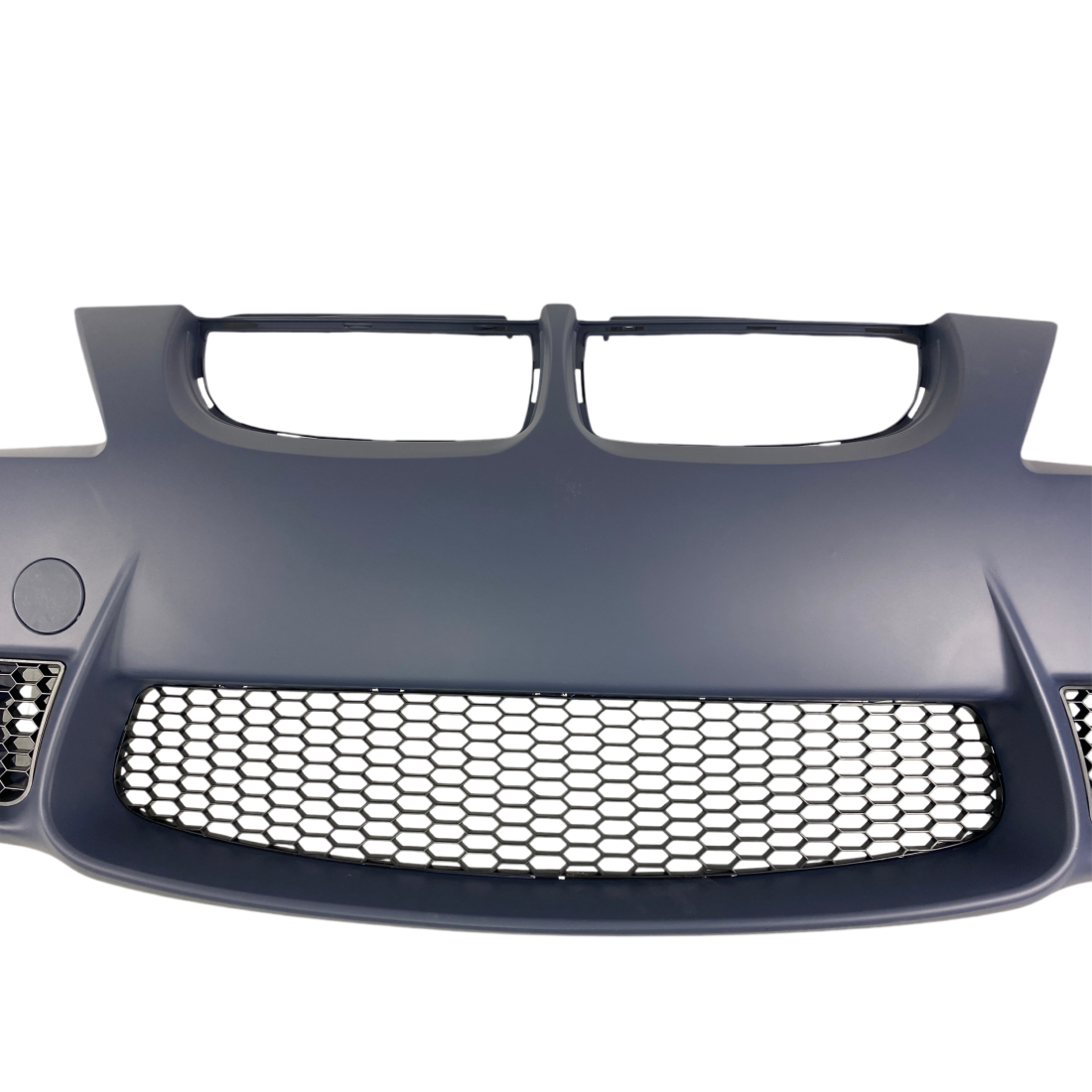 Предна броня за BMW E90 / E91 (2005-2008) - M3 дизайн без отвори за халогени, без отвори за пръскалки, с и без парктроник грундирана - висококачествен продукт за автомобил