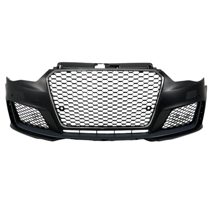 Предна броня за Audi A3 (2012-2015) - RS3 Дизайн с отвори за парктроник - висококачествен продукт за автомобил